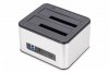 Digitus Stacja dokująca USB 3.0 Super Speed do 2x SSD/HDD 2.5/3.5 cali SATA III max.2x20TB z funkcją klonowania